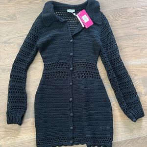 Ingrid Crochet dress black. Size small. New with tags. Never been worn.